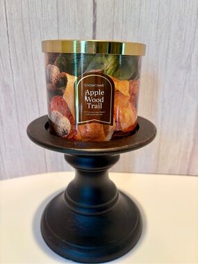 Goose Creek Apple Wood Trail 3-Wick Candle - NWT